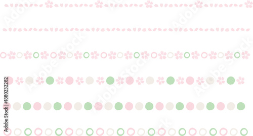 花見団子のライン素材, Hanami Dango Line Art Illustration