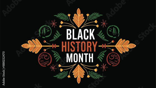 Black History Month celebration graphic