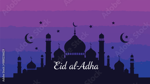 Eid al-Adha celebration background
