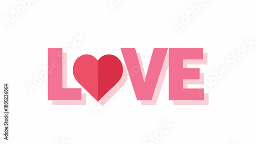 Celebrating Valentine's Day with a cute love illustration on February 14th featuring isolated vector design elements