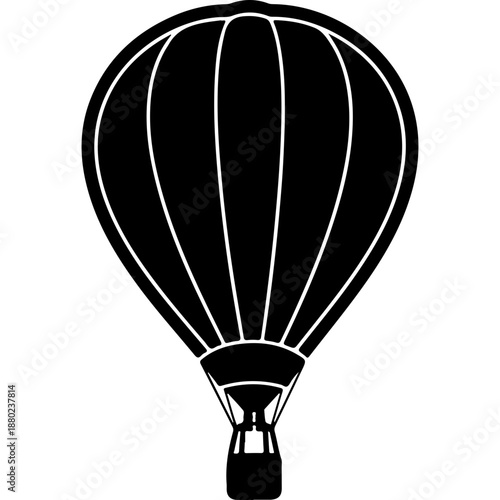 Hot Air Balloon Silhouette Design