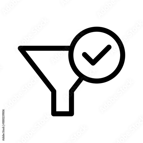 Filter Icon Vector Symbol Design Illustration