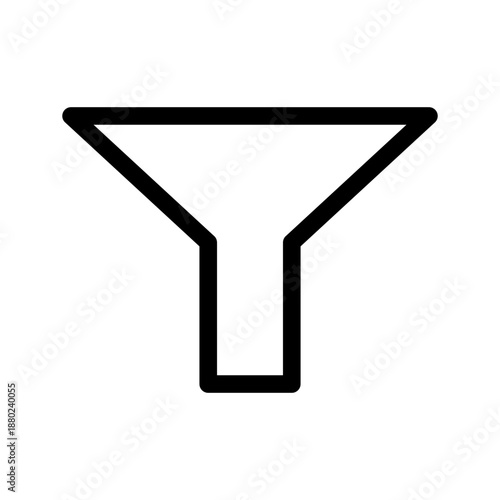 Funnel Icon Vector Symbol Design Illustration