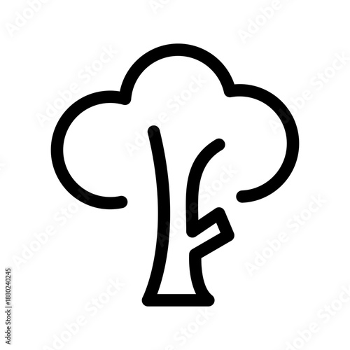 Tree Icon Vector Symbol Design Illustration