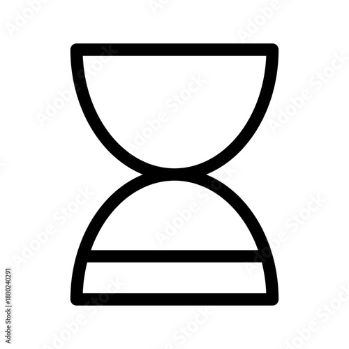 Hourglass Icon Vector Symbol Design Illustration