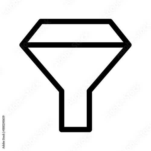Filter Icon Vector Symbol Design Illustration