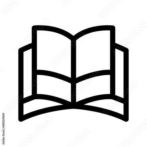 Book Icon Vector Symbol Design Illustration
