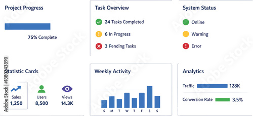 set of infographic elements vector illustration