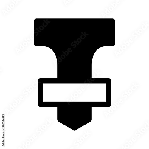 Tee Icon Vector Symbol Design Illustration