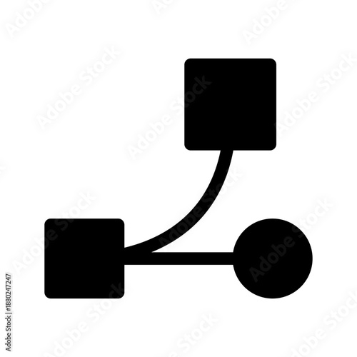 Anchor Point Icon Vector Symbol Design Illustration