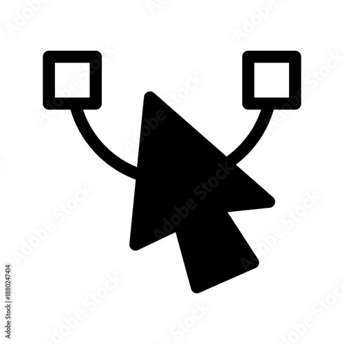 Reshape Tool Icon Vector Symbol Design Illustration