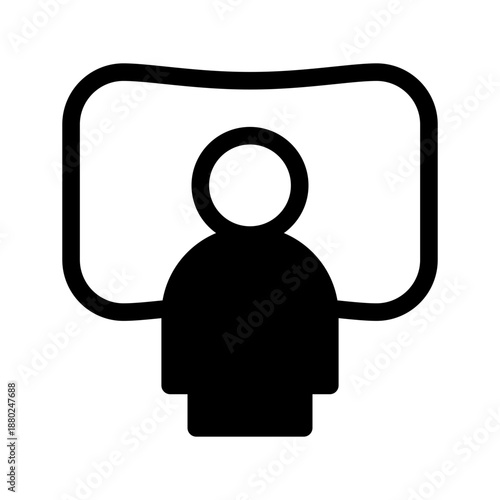 Sleeping Icon Vector Symbol Design Illustration