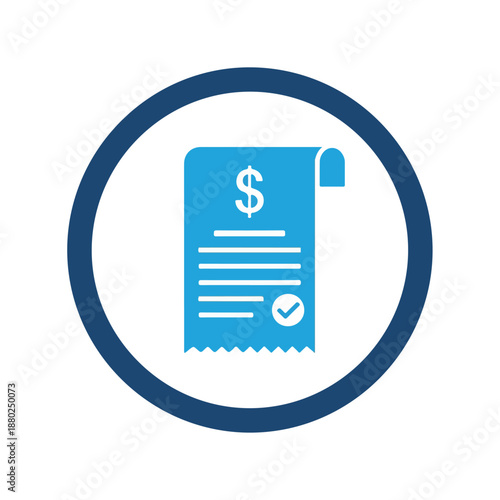 Invoice or Receipt Document with Seal