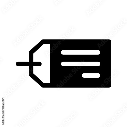 Ticket Icon Vector Symbol Design Illustration