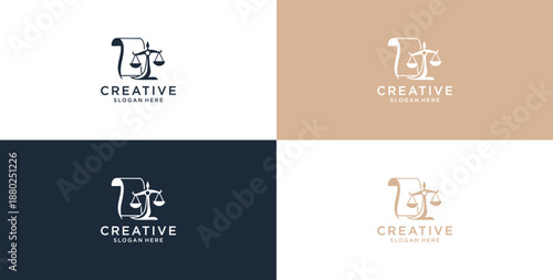 best law firm vector logo