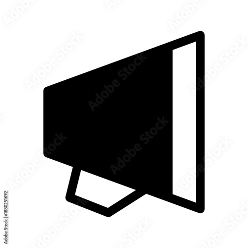 Megaphone Icon Vector Symbol Design Illustration