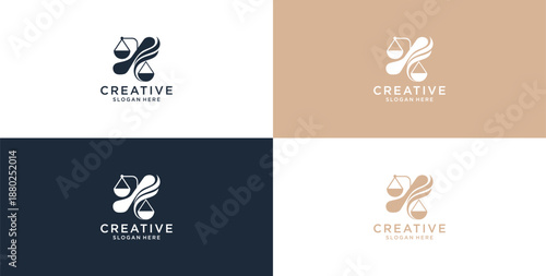 best law firm vector logo