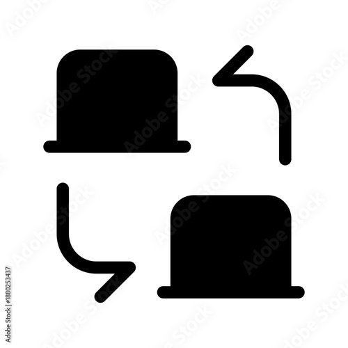 Local Networking Icon Vector Symbol Design Illustration