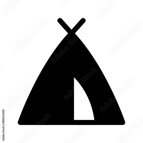 Camping Icon Vector Symbol Design Illustration