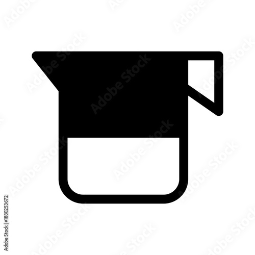 Measurement Jug Icon Vector Symbol Design Illustration