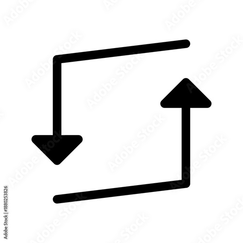 Screen Rotation Icon Vector Symbol Design Illustration