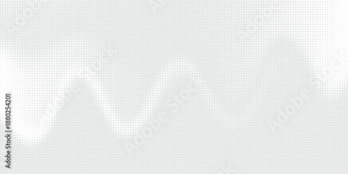 Dot white gray wave light technology texture background. Abstract big data digital concept.