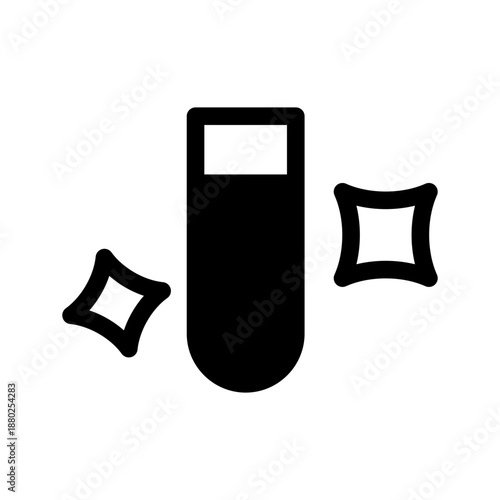 Magic Stick Icon Vector Symbol Design Illustration