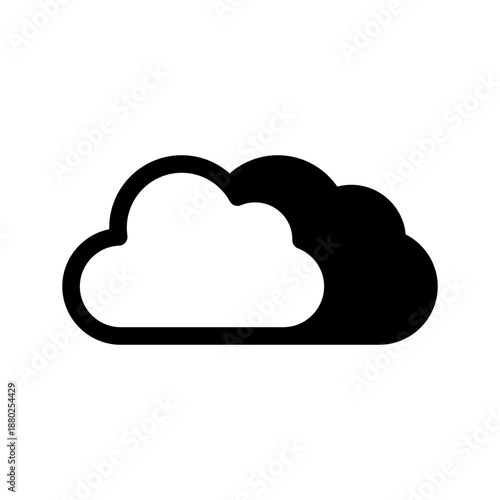 Cloud Icon Vector Symbol Design Illustration