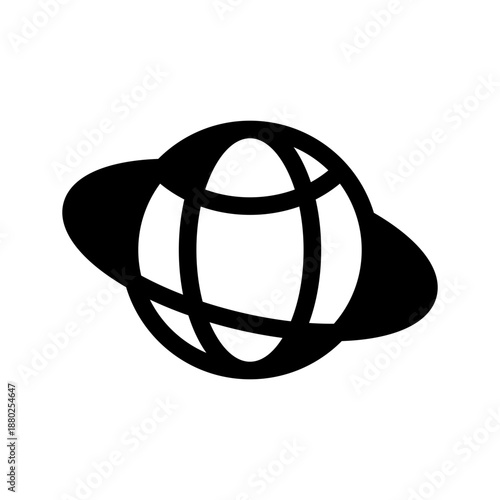 Globe Icon Vector Symbol Design Illustration