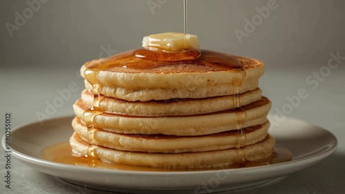 pancakes with honey