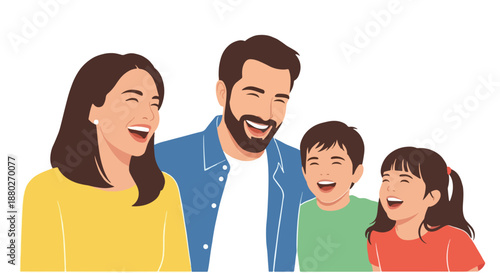 Mother and child playing finger games