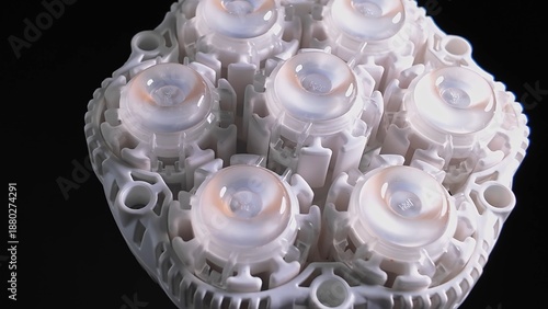 Grow light bulb to supplement natural sunlight or provide sole illumination for indoor plants, essential for plant growth and photosynthesis. Home hobby application for green vegetations.