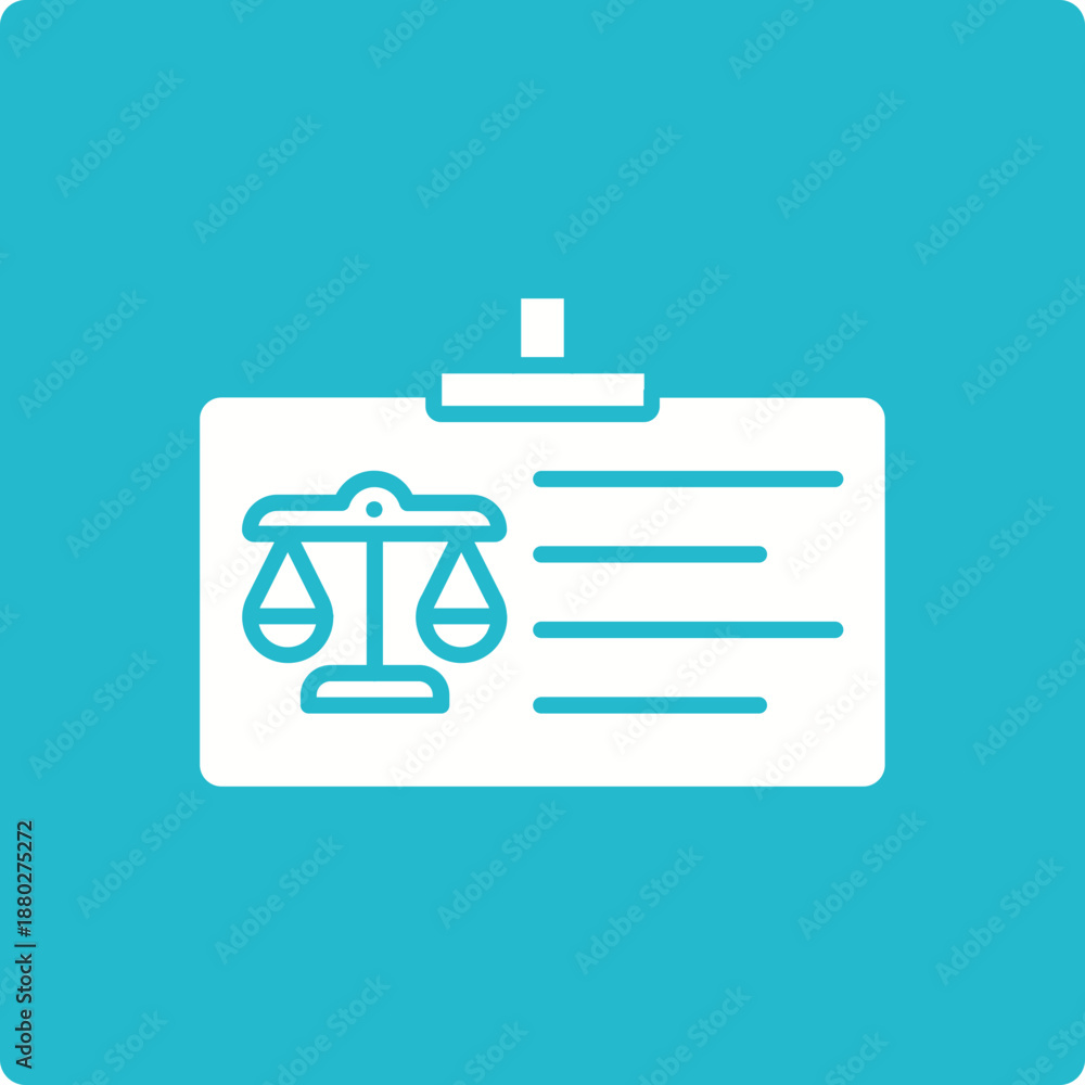 Obraz premium Id Card Icon