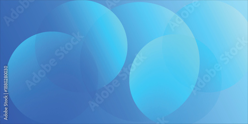 Blue Abstract Circles Background With Soft Gradient And Overlapping Orbs, Modern Texture eps10