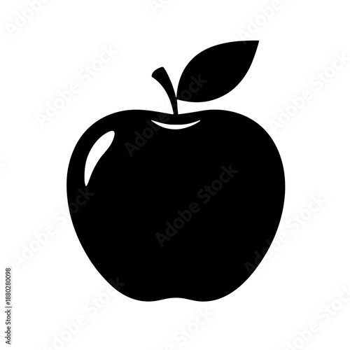 vector illustration of an apple
