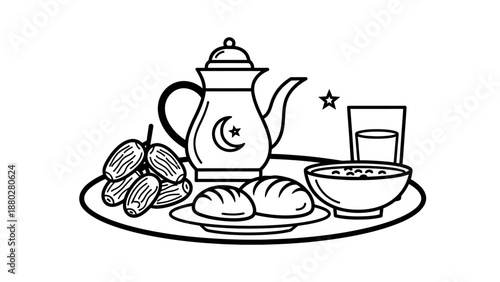 Black_and_white_mosque_iftar_tray_icon___1766812674661.eps