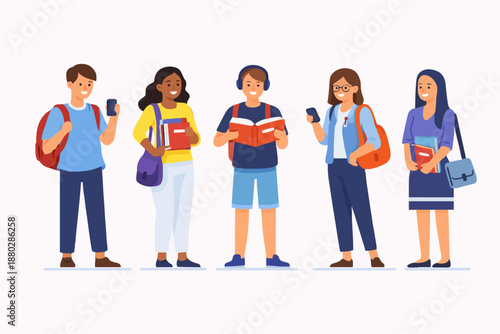 Group of Young People Together