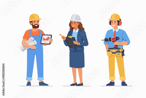 Working People Team Illustration