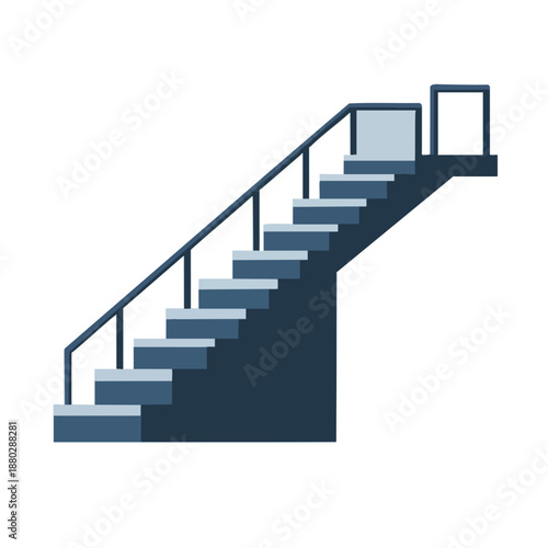 Simple Staircase with Handrail