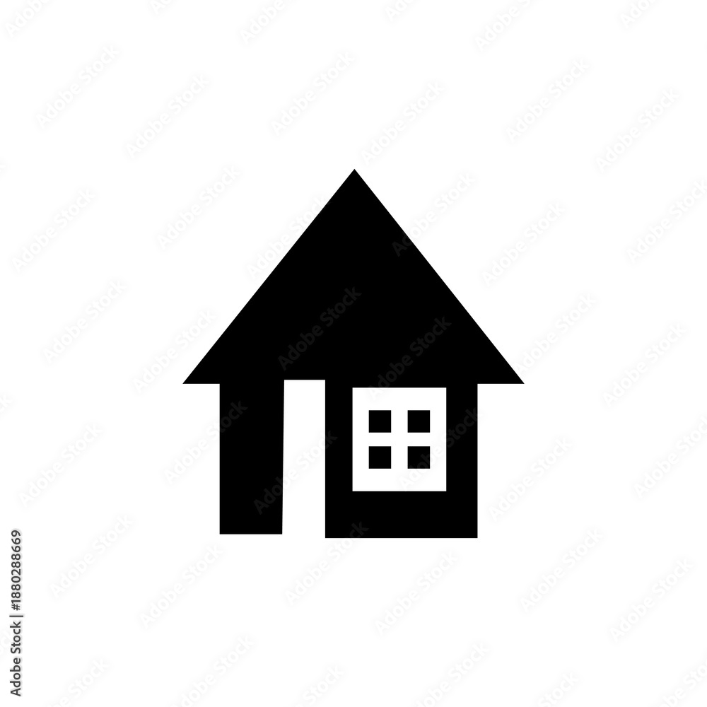 Fototapeta premium Real Estate Logo Design Modern House Symbol