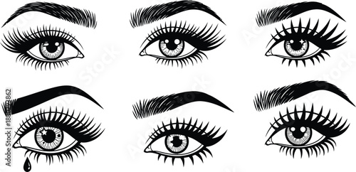 Empowering eyes celebrating international women's day with diverse beauty