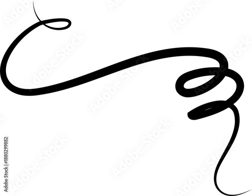 Tableau sur toile Hand drawn doodle spiral