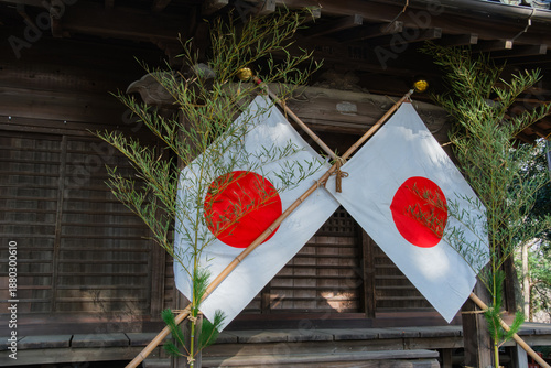 神社の国旗