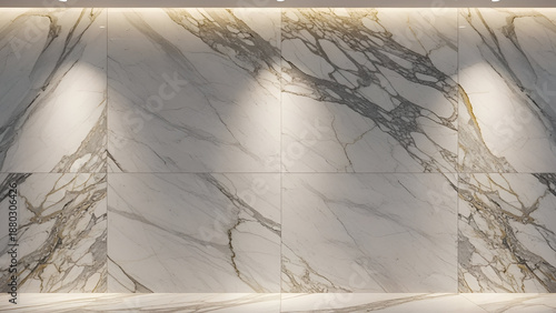 Luxury Marble Floor Texture with Natural Veins