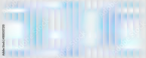 Soft glass ripple gradient in icy pale blue and lavender hues. Delicate reeded texture with frosted distortion effect and minimal vertical blur. Glass texture, vector illustration
