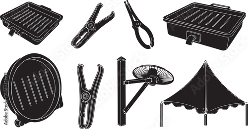 Camping cooking equipment and accessories for outdoor adventures