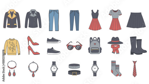 Fashionable clothing and accessories for modern lifestyle