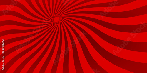 Retro Swirl Background - Hypnotic reed and orange Twirl