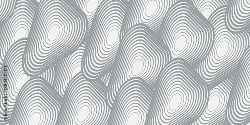 Grey contour seamless topographic abstract line pattern background modern minimal map design texture for wallpapers textiles branding packaging and creative projects