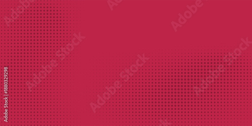 Viva magenta color trendy color. Comic pop arts halftone background with texture